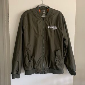 NEW Men bomber jacket size L Diamond CO